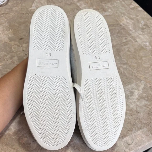 J/SLIDES Metallic Silver Sneakers - Picture 7 of 7